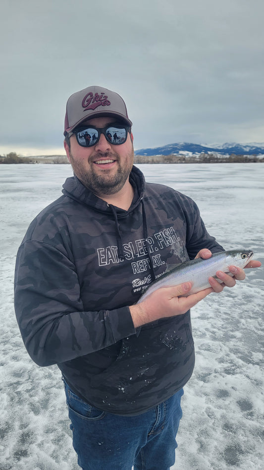 Icefishing a School Bus Away by Matt Carey