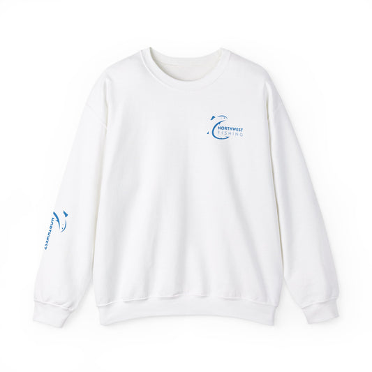 Blue Scale Crew Sweatshirt