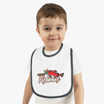 Baby Bib - Merry Fishmas Northwest Fishing Babies Bib