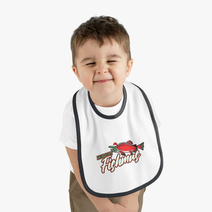 Baby Bib - Merry Fishmas Northwest Fishing Babies Bib
