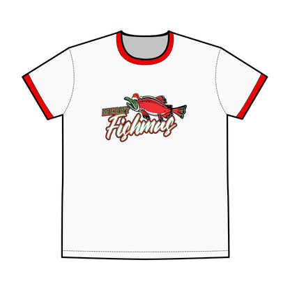 Merry Fishmas Ringer Tee