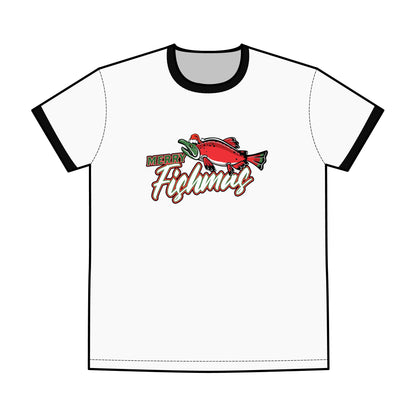 Merry Fishmas Ringer Tee