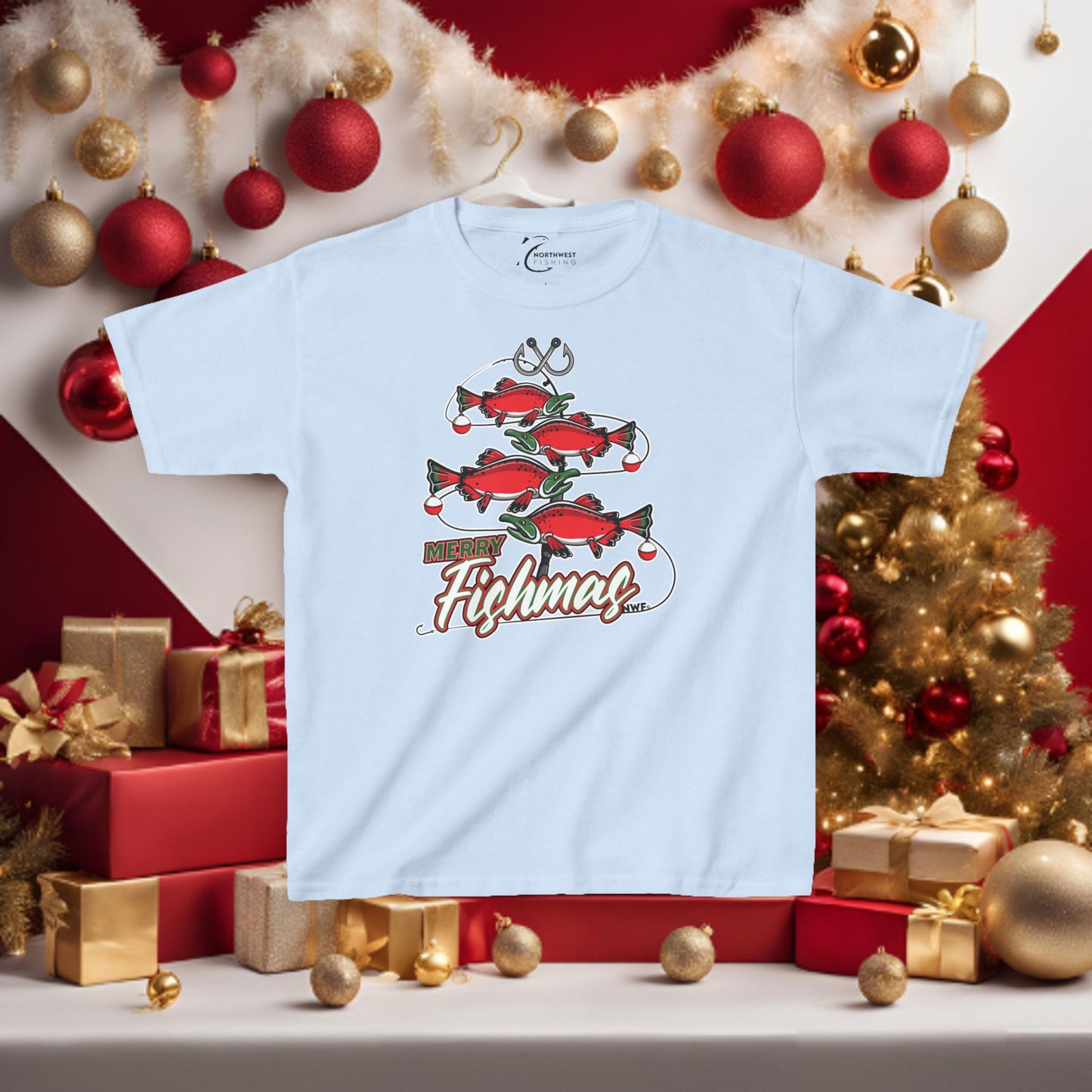 Merry Fishmas Kids' T-Shirt