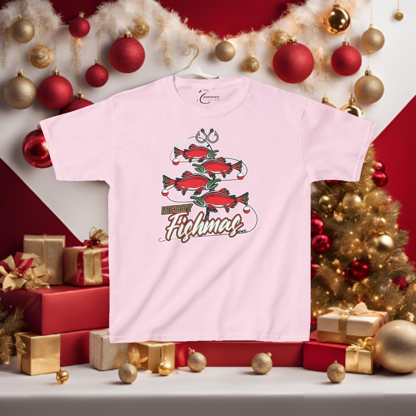 Merry Fishmas Kids' T-Shirt