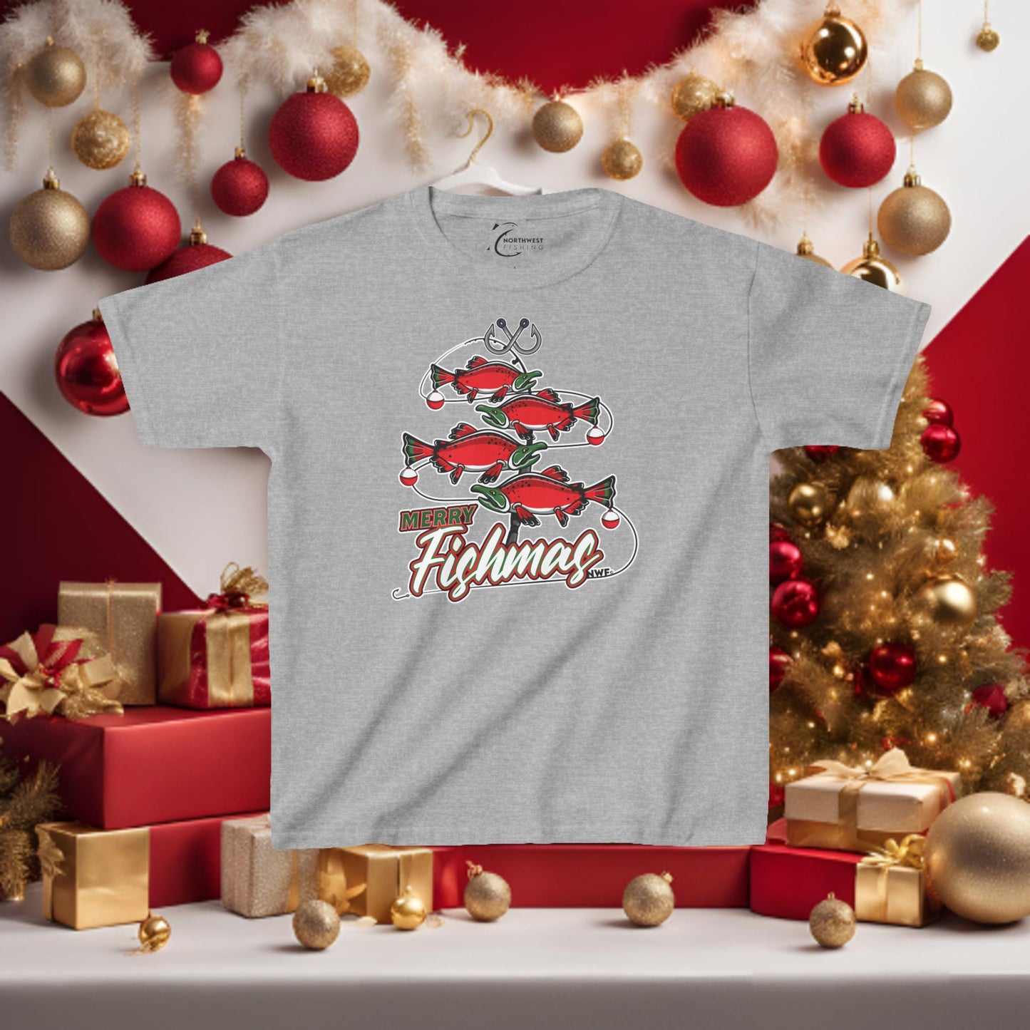 Merry Fishmas Kids' T-Shirt