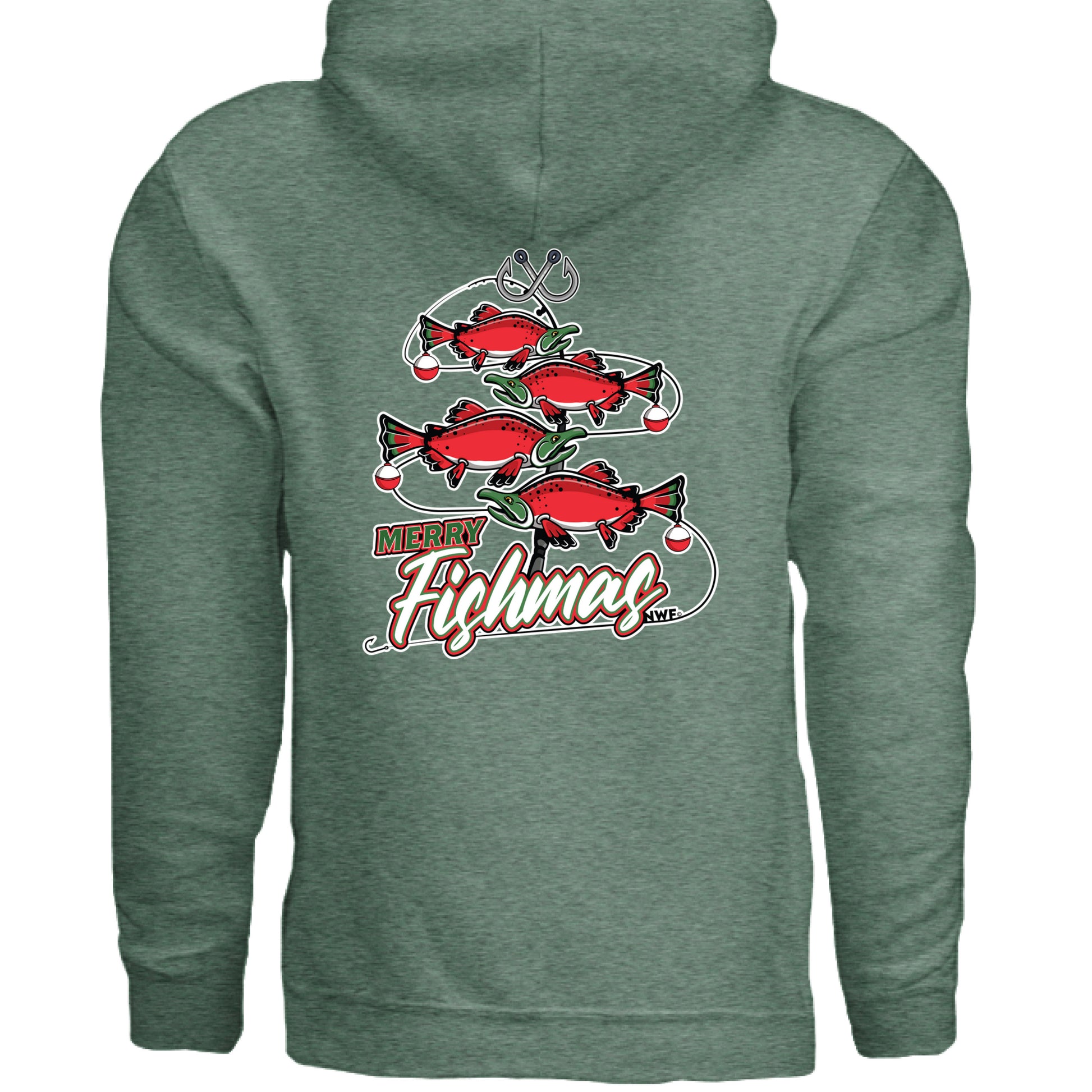 Heather Sport Dark Green - BACK