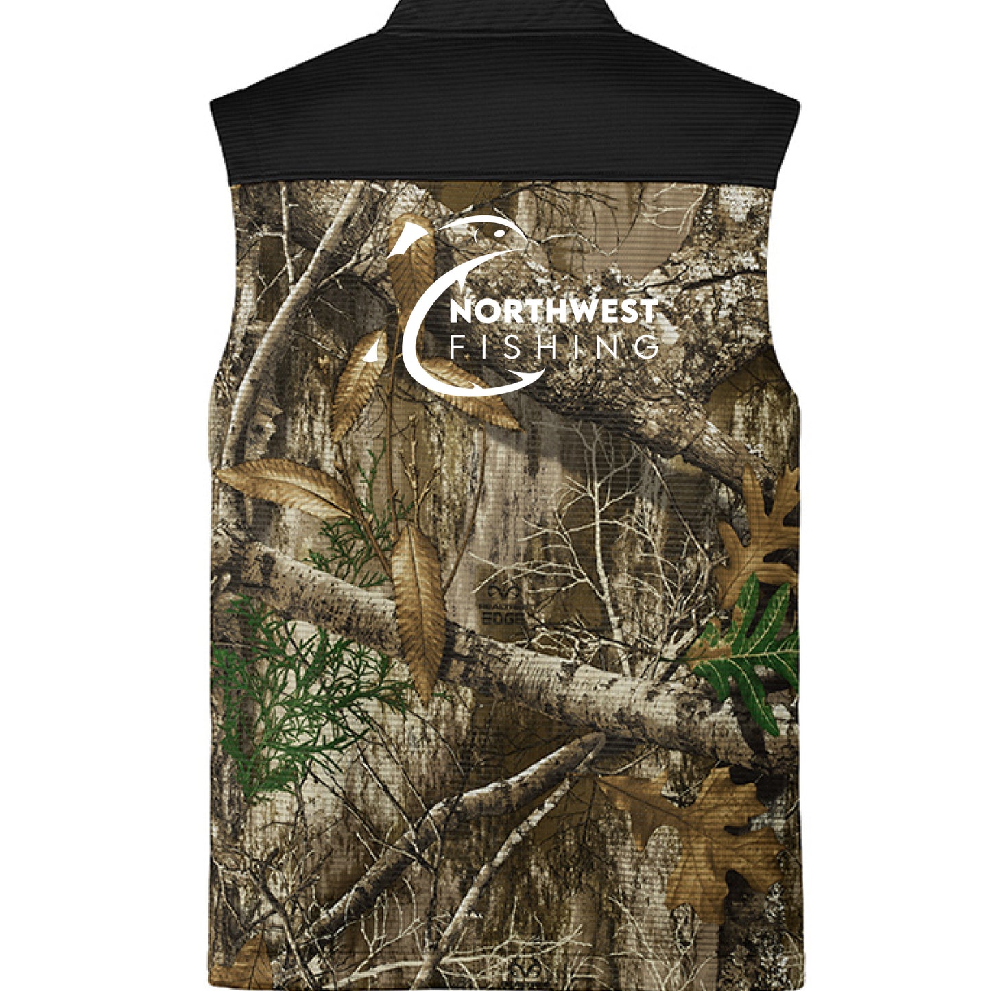Deep Black/ Realtree Edge - BACK