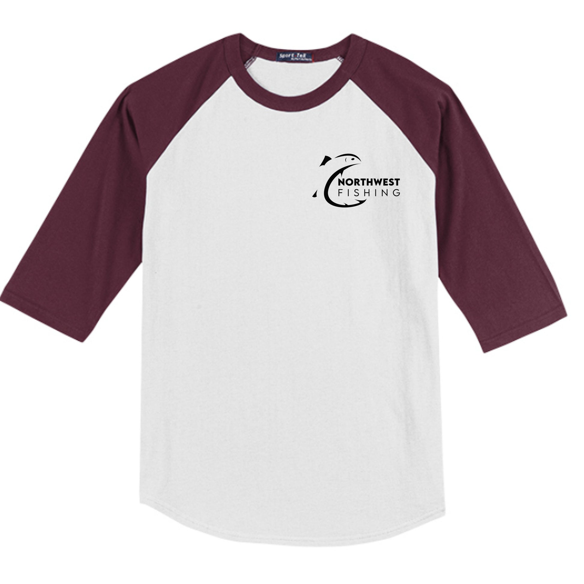 WHITE / MAROON - FRONT