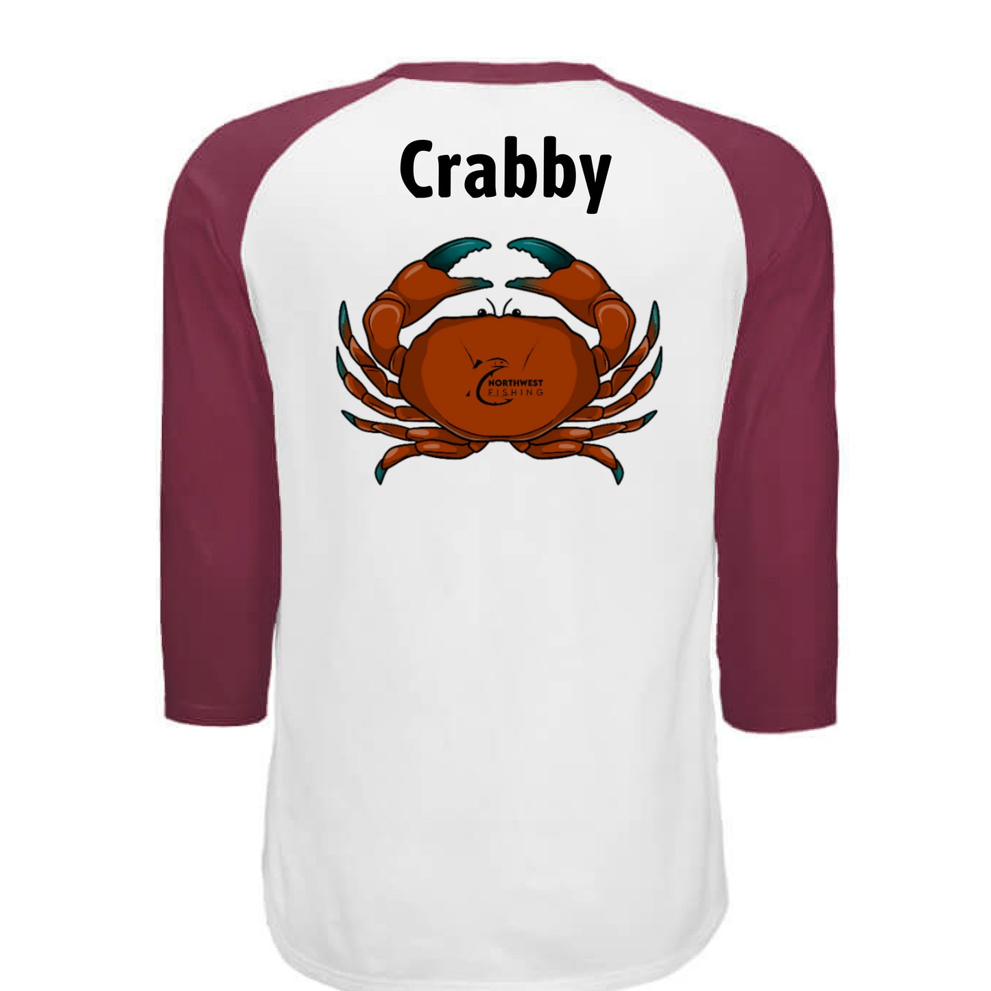 WHITE / MAROON - BACK