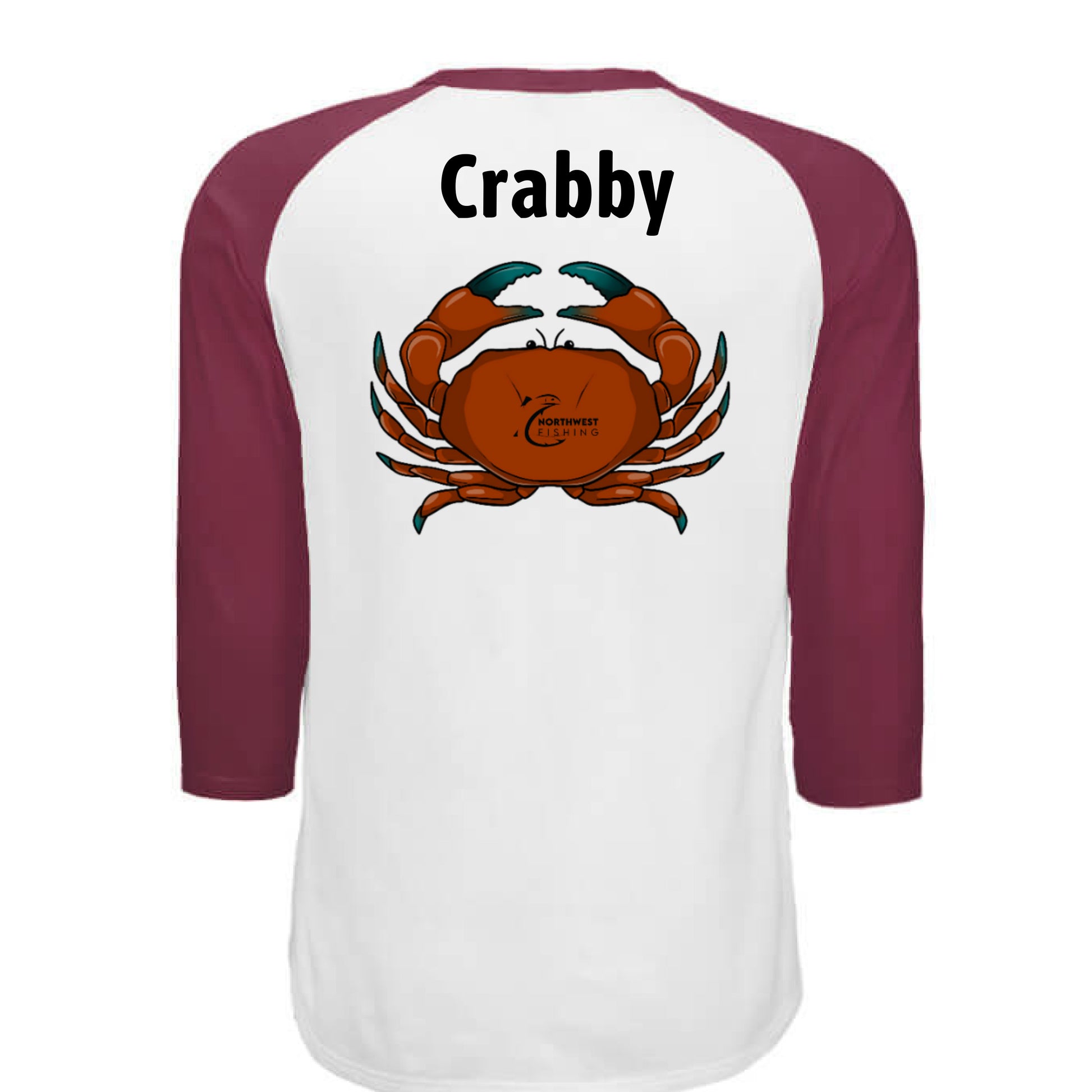 WHITE / MAROON - BACK