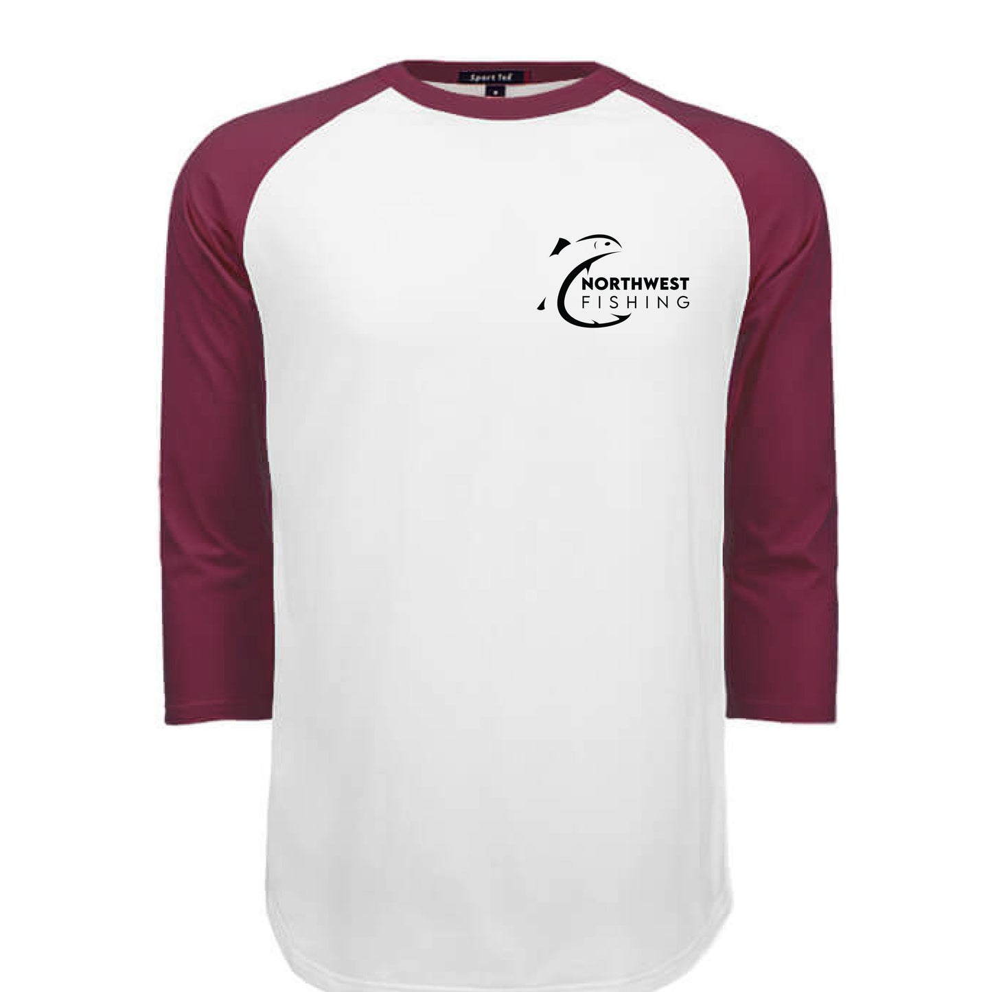 WHITE / MAROON - FRONT