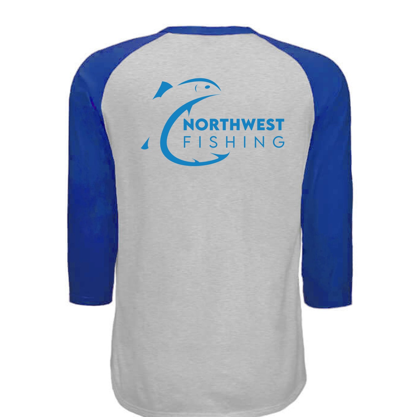 HEATHER GREY / ROYAL - BACK