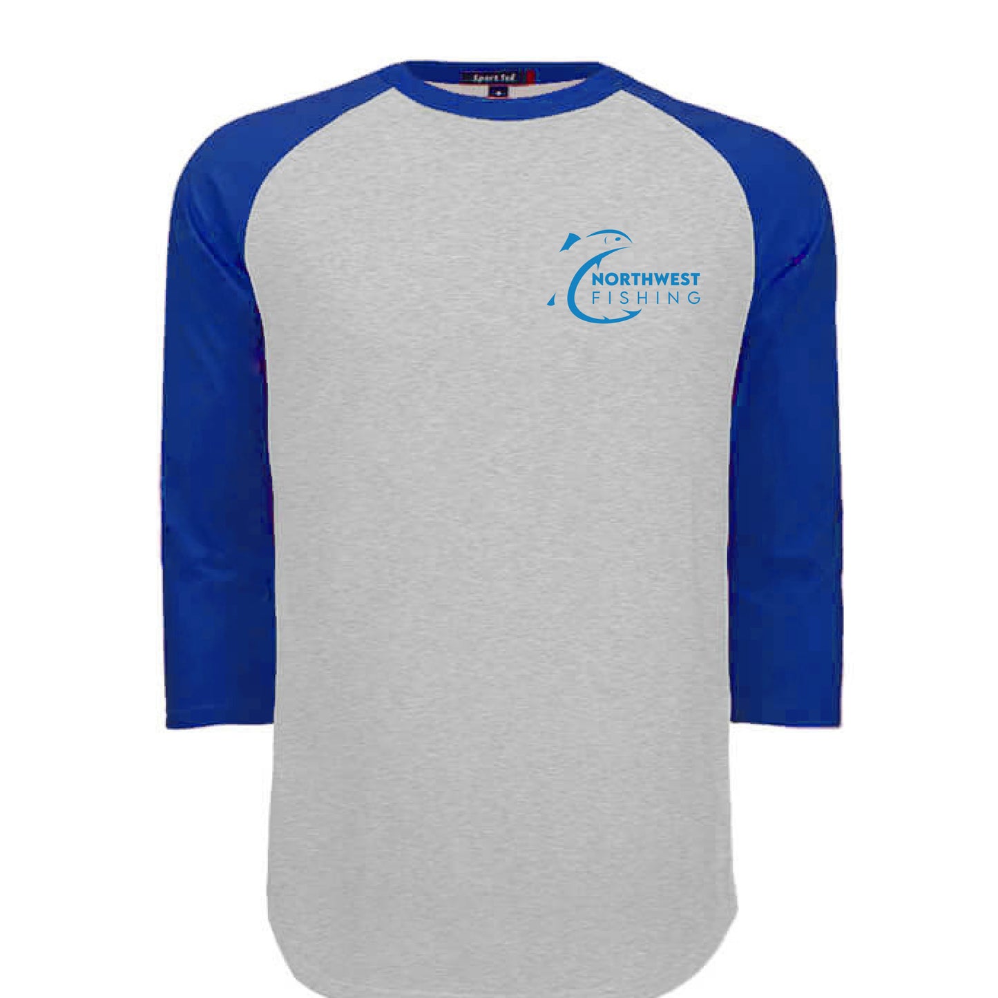 HEATHER GREY / ROYAL - FRONT